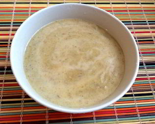 Крем-суп с брокколи и чечевицей