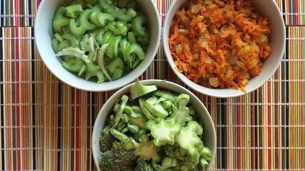 крем-суп с брокколи и чечевицей