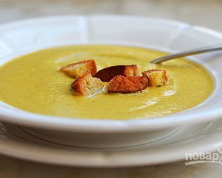 Крем-суп с брокколи и сыром