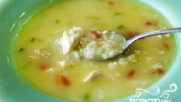 куриный суп с рисом