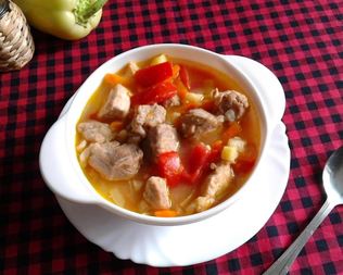 Лагман из свинины