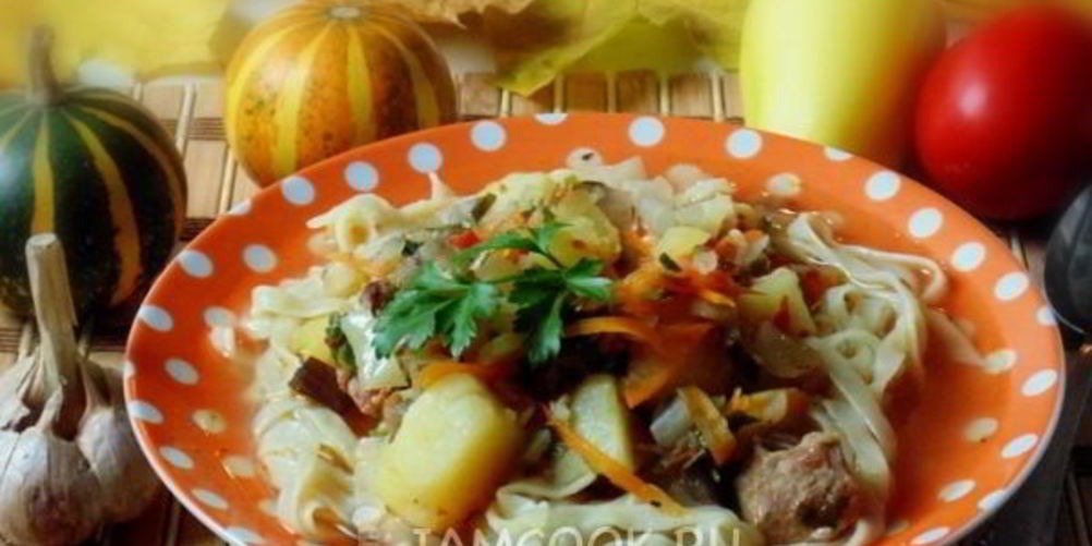 Рецепт супа лагман