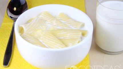 Молочный суп с макаронами