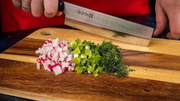 летняя окрошка на воде