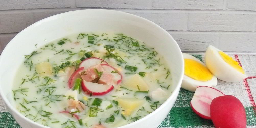 Рецепт окрошки на газированной минеральной воде