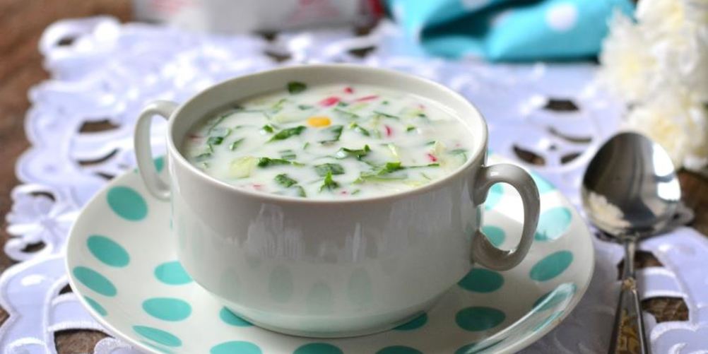 Рецепт окрошки ны кефире с щавелема