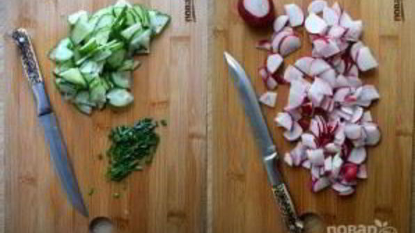 окрошка на майонезе