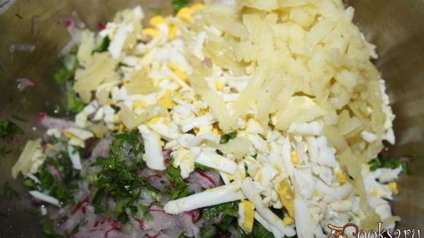 окрошка на терке