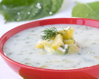 Окрошка на закваске