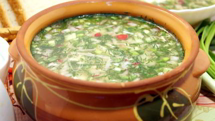 Окрошка овощная Весенняя