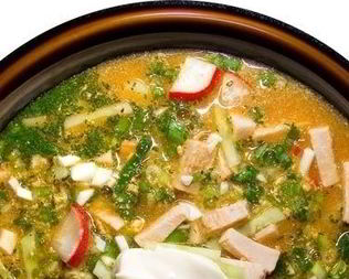 Окрошка с горчицей