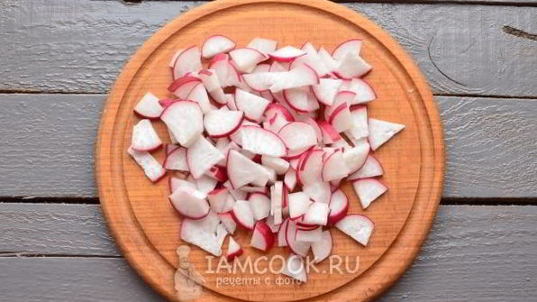 окрошка с колбасой на уксусе