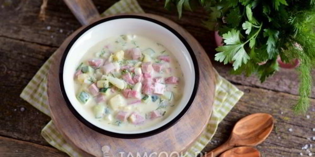 Рецепт окрошки с редькой