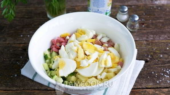 окрошка с редькой