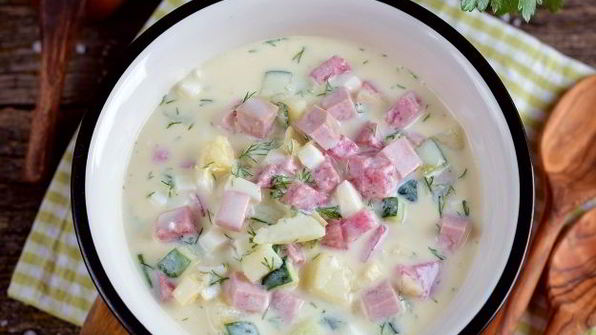 окрошка с редькой