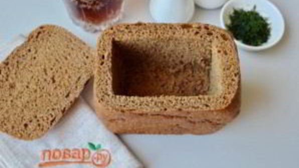 окрошка в хлебе