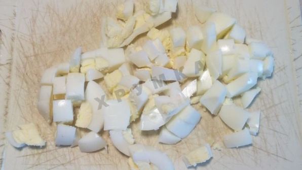 вкусная окрошка с курицей на кефире