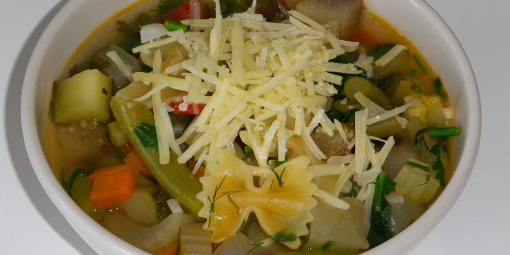 Рецепт итальянского сезонного супа минестроне