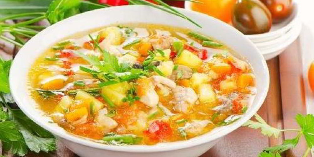 Рецепт куриного супчика с овощами