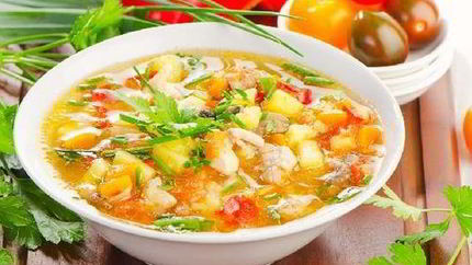 Куриный супчик с овощами