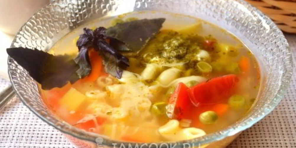 Рецепт минестроне по-генуэзски