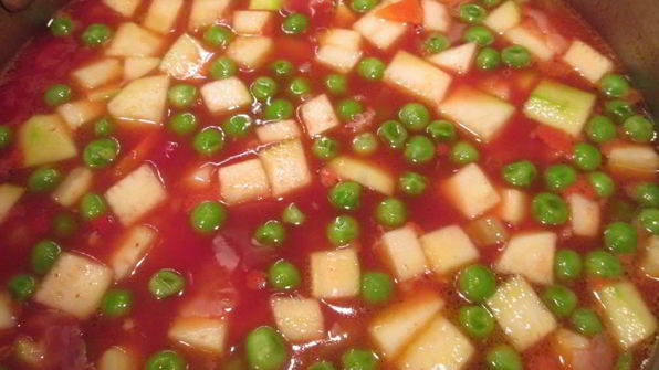 минестроне с беконом