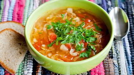 Овощной боннский суп с имбирем