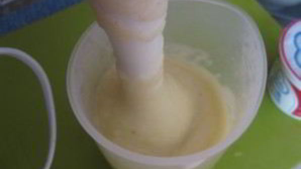 овощной крем-суп с сухариками