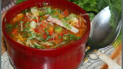 Овощной суп Минестроне