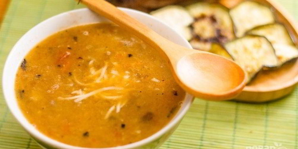 Рецепт овощного супа с баклажанами