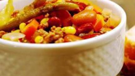 Овощной суп с фасолью по-итальянски