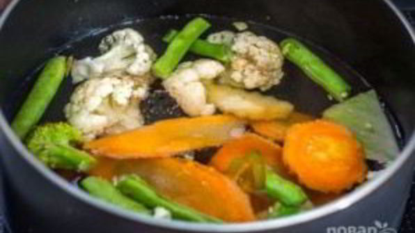 овощной суп с лапшой