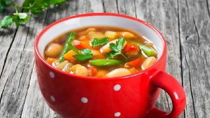 Овощной суп с пастой