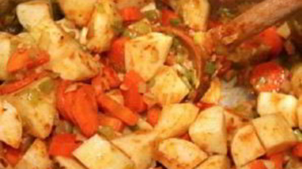 овощной суп с перловкой