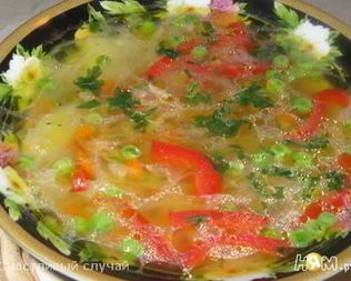 Овощной суп Веселенький