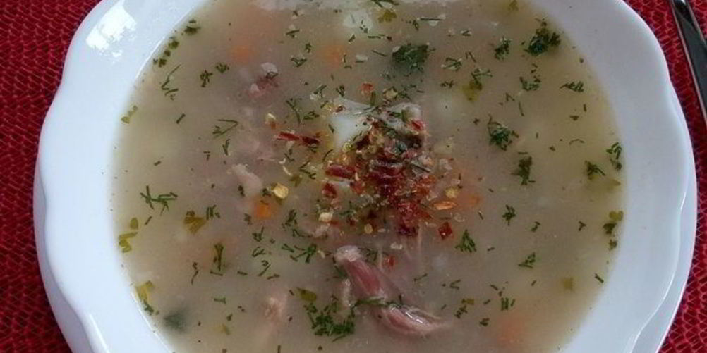 Рецепт овсяного супа с индейкого и овощами