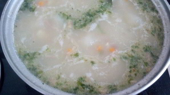 овсяный суп с индейкой и овощами