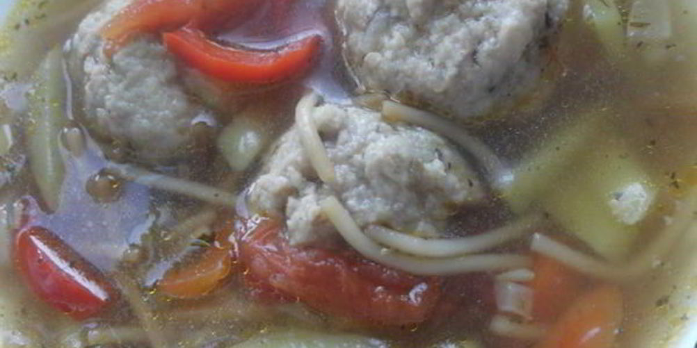 Рецепт супа с фрикадельками и овощами