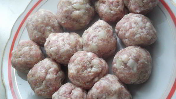 суп с фрикадельками и овощами