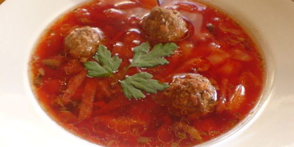 Рецепт супчика из овощей и фрикадельки