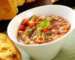 Зимний суп минестроне
