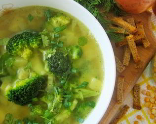 Суп из брокколи