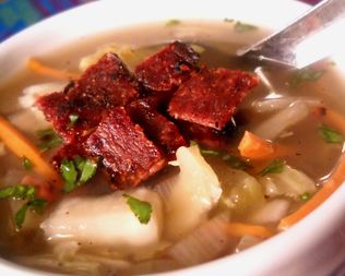 Суп с фасолью