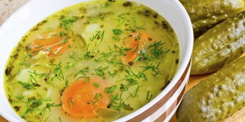 Рецепт постного рассольника с перловкой