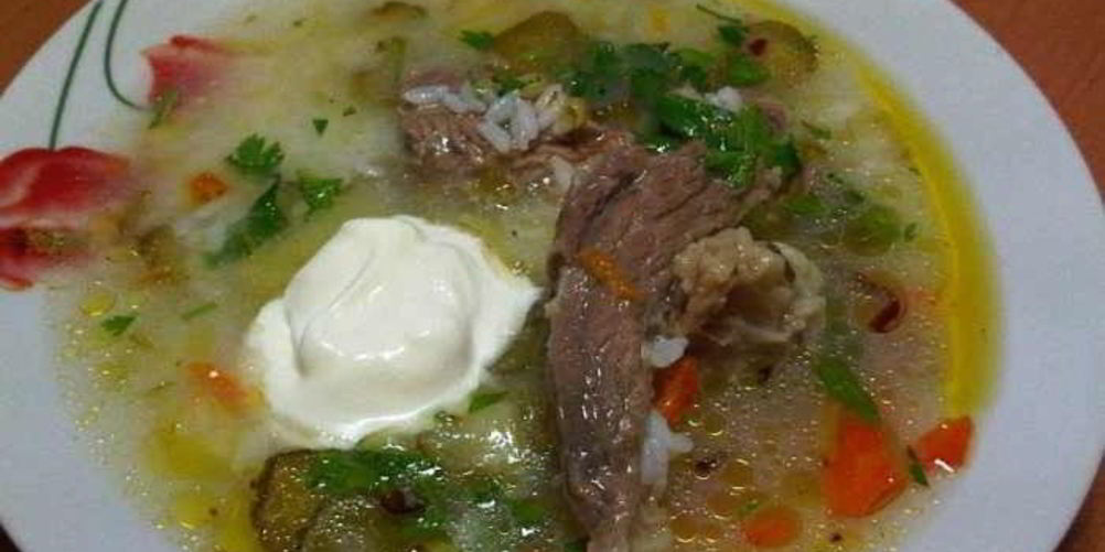 Рецепт рассольника без перловки