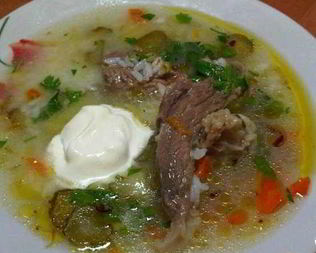 Рассольник без перловки