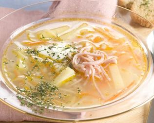 Рассольник ленинградский с перловой крупой