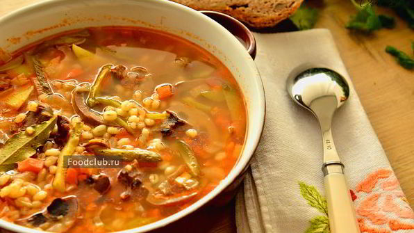 рассольник ленинградский с почками