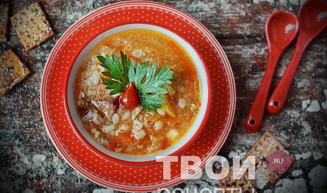 Рассольник ленинградский