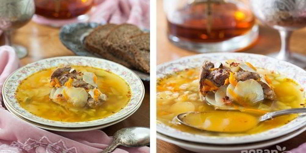 Рецепт рассольника на говяжьих ребрышках